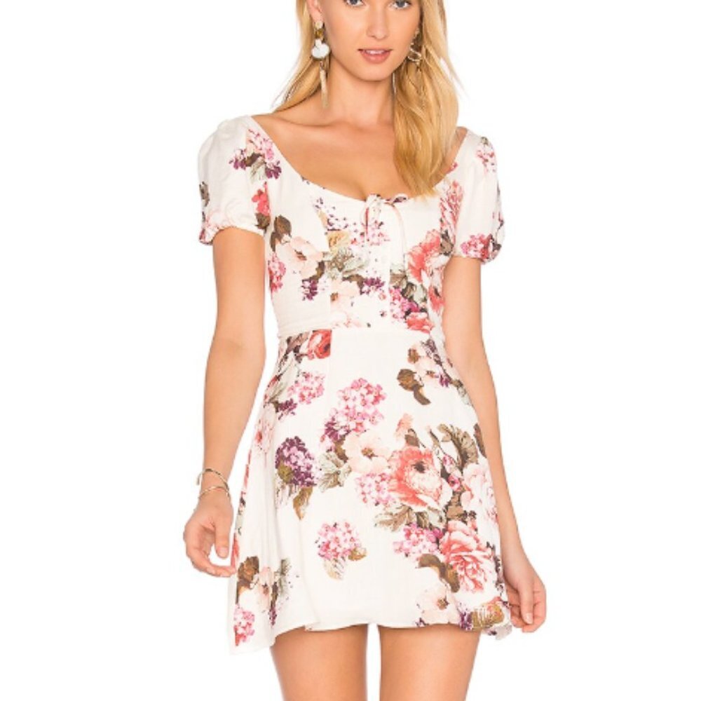 NWOT LPA dress 251 in floral bouqet size small